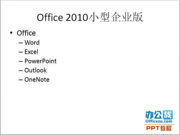 PowerPoint2010普通文本转化成SmartArt图形教程